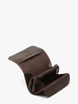 Porte-monnaie Oil Cuir Etrier Marron oil EOIL650-vue-porte