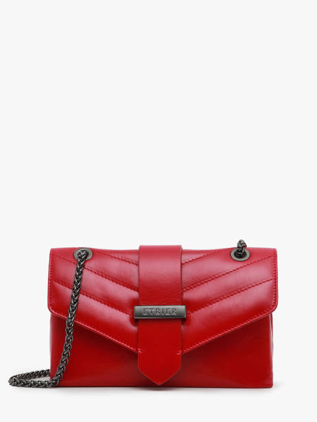 Sac Bandoulière Jana Amour Cuir Etrier Rouge jana amour EJAM002R