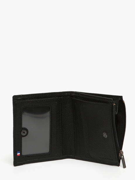 Coin Purse Leather Etrier Black madras EMAD810 other view 1